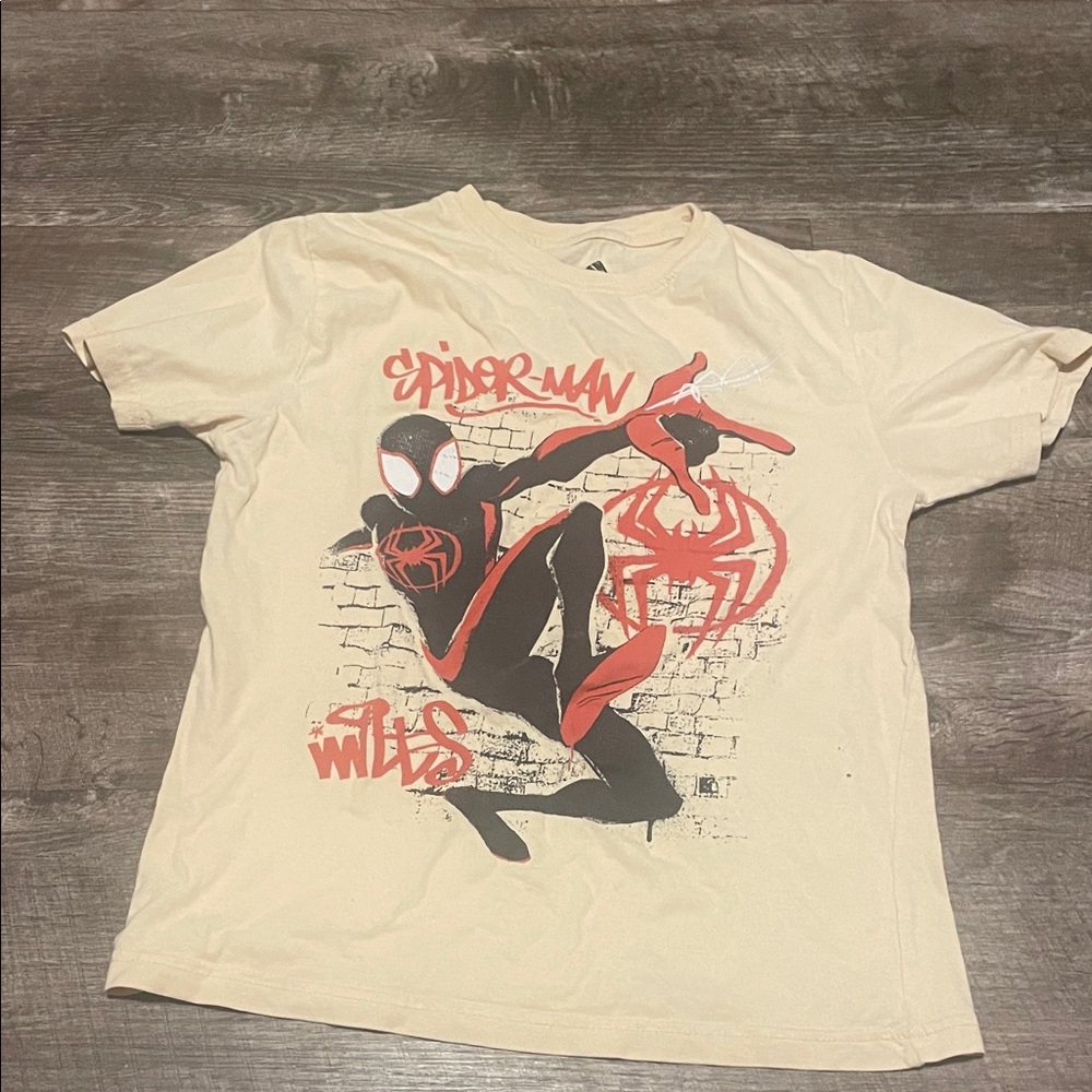 Marvel Spider-Man Tee - Cream and Red